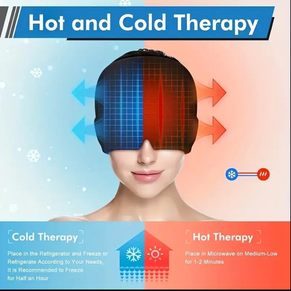 Hot or cold gel Sleep Mask available in three colors NWT